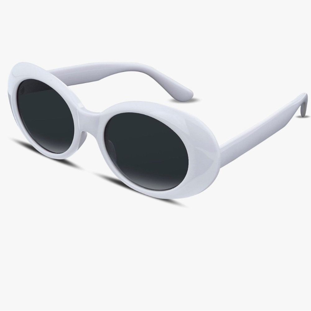 Retro Acetate White Frame Clout Goggles Sunglasses - Picture 2 of 10